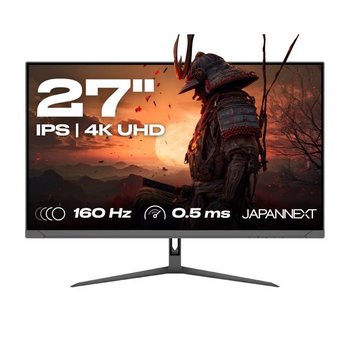 Ecran PC Gamer JAPANNEXT 27 Dual Mode 160Hz4K 3840x2160 & 320HzFHD 1920x1080 0.5ms JN IPS27G1632UF - vue 2