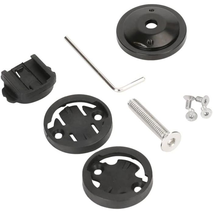 Support Universel Pour Ordinateur De Vélo – Fixation Aluminium – Noir – Avec Sortie Lumière