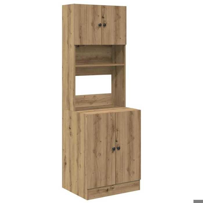 Automne/hiverArmoire de cuisine - Armoire bas de cuisine Colonne cuisine - avec porte chêne artisanal 60 x 50 x 180 cm3737993
