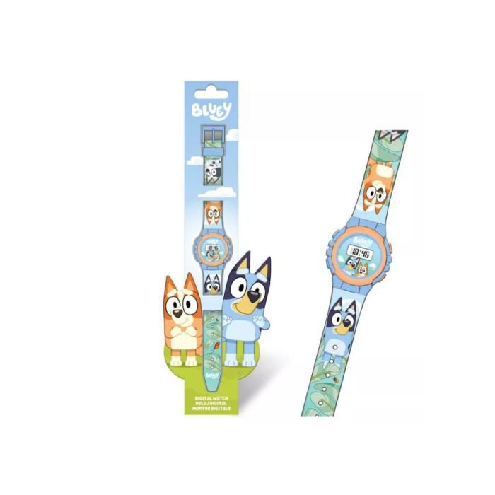 Montre numérique - BLUEY - Bluey - Multicolore - 29 cm - Produit sous licence officielle