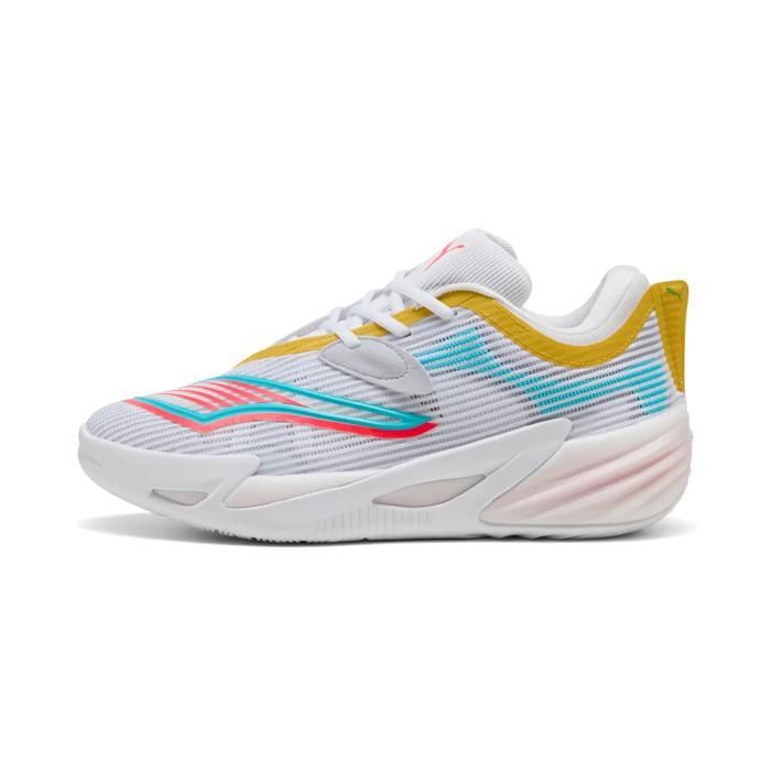Chaussures de basketball Puma All-Pro Nitro 2 - white/blue Chaussures de basketball Puma All-Pro Nitro 2 - white/blue