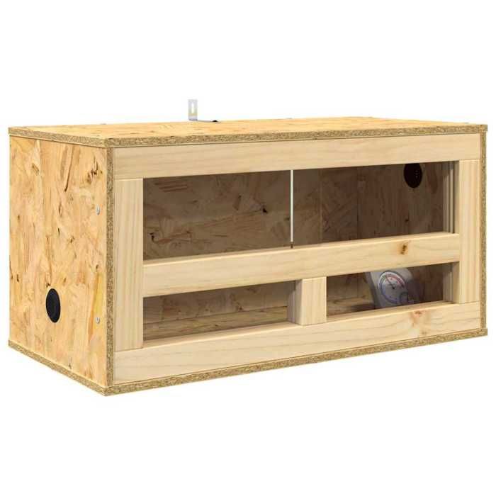 [8217089]boîte délevage Terrarium Marron 60x30x30 cm OSB Poids:8.6 Kg