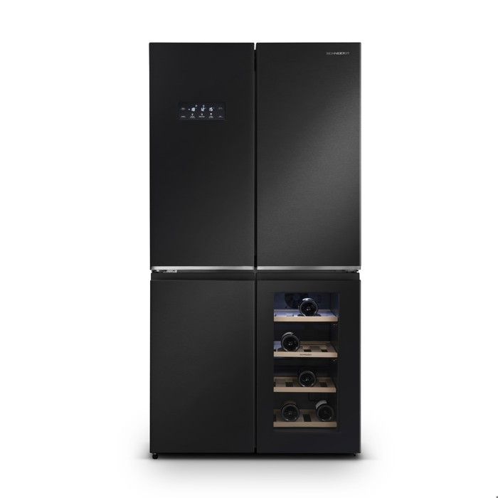 Schneider SCMDWC605NF DXE - Réfrigérateur Multiportes 606L Dark Inox