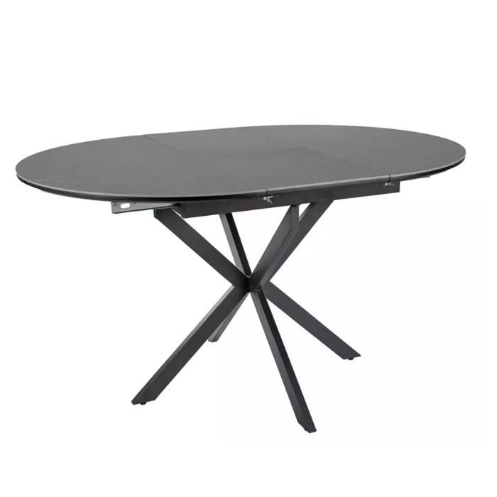 Table à Manger - Meubles&Design - Table repas extensible 100 cm gris mat céramique ronde 6 places BOREALIZ5 Table à Manger - Meubles&Design - Table repas extensible 100 cm gris mat céramique ronde 6 places BOREALIZ5