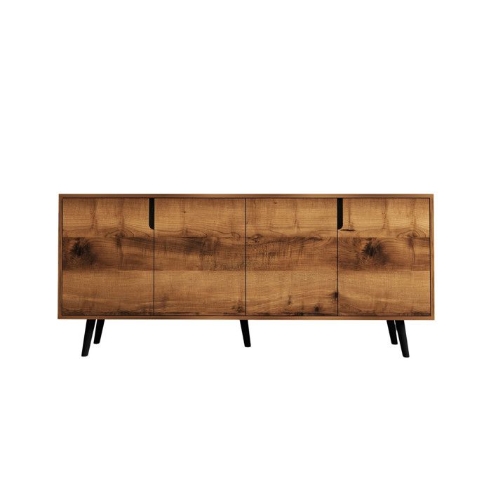 Buffet en bois Latina - 180 x 45 x 80 cm - Marron Buffet en bois Latina - 180 x 45 x 80 cm - Marron