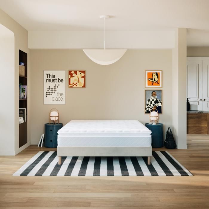 SLOME Matelas ressorts 30cm Bien-ĂŞtre SuprĂŞme 200x200 cm SLOME Matelas ressorts 30cm Bien-ĂŞtre SuprĂŞme 200x200 cm
