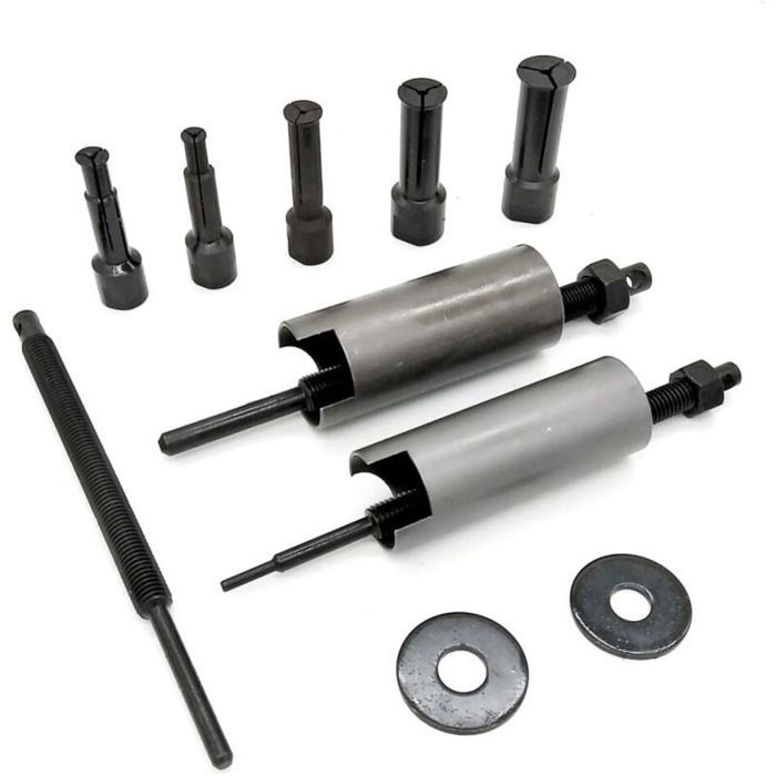 Outil du mécanicienKit dextracteur de roulement intérieur de moto universel 5 pièces ensemble dextracteur de roulement out