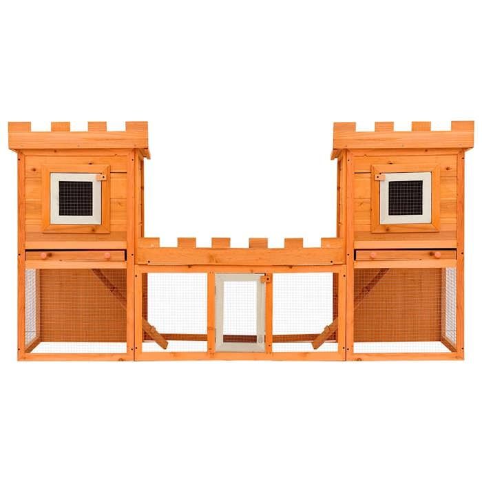 EASYLIFE Clapier large dextérieur avec maison double VIDAXL Cadre stable LL5760 EASYLIFE Clapier large dextérieur avec maison double VIDAXL Cadre stable LL5760