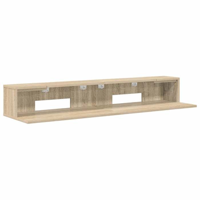 Bureau de studio Sonoma - Bois dingénierie - Rangement - Intérieur - 110x36x19 5 cm