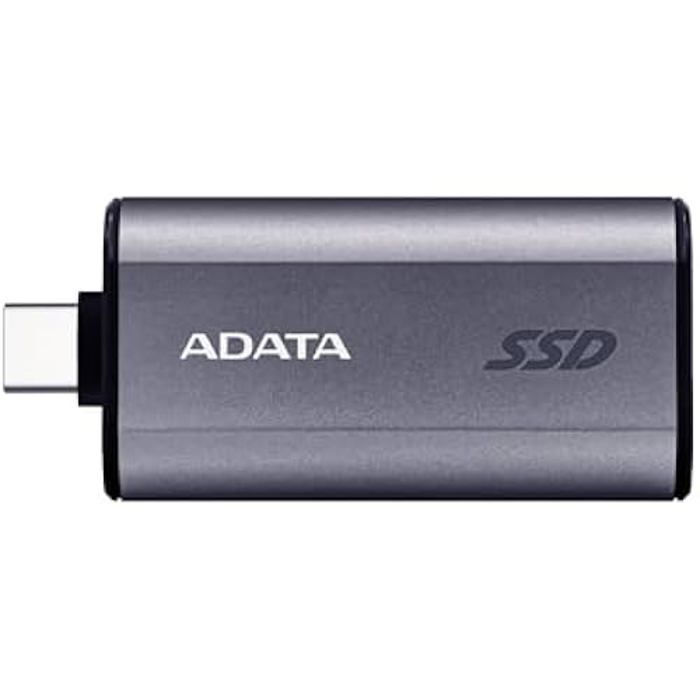 Disque dur externe – ADATA – SE750 – 1 To – USB 3.2 Gen2 – Compact – Haute vitesse