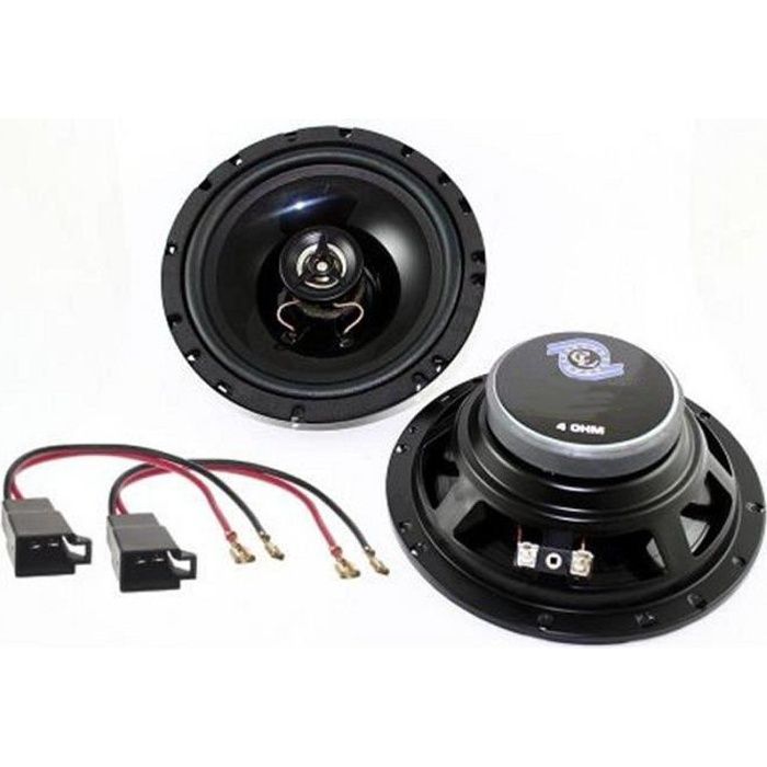 boxe 100 Mm Coaxial Arrière Peugeot 206cc à Partir De 06 Hz Haut-parleur