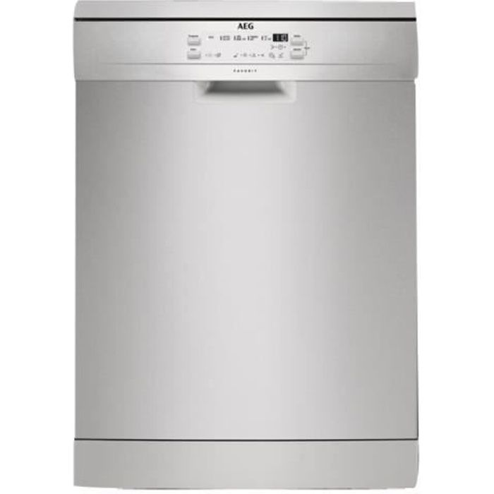 Lave-vaisselle AEG Favorit FFB52600ZM - Pose libre - 60 cm - 13 couverts - Gris