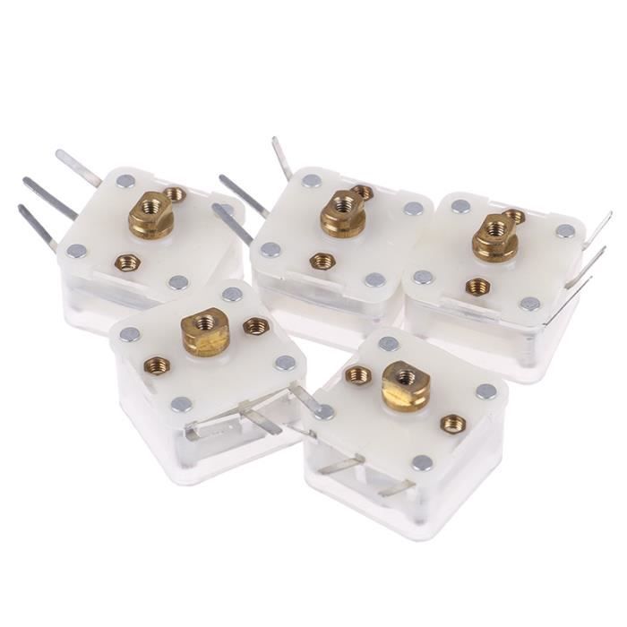 Lot De 2 Condensateurs Céramiques Variables à Air 8-140pF 300V - Fabriqués En URSS - Plaqués Argent - Neufs