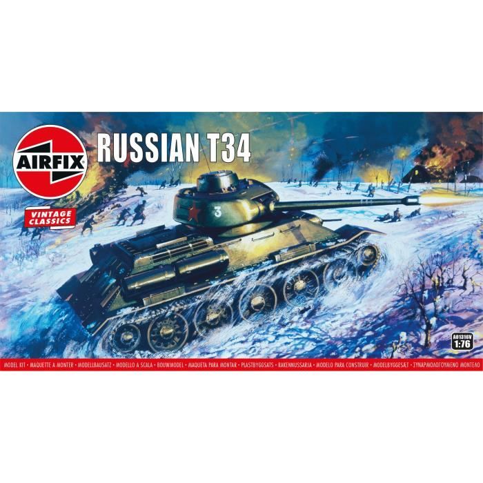 Solido 1/50, char T34/76 Russe canon court kaki, WW2, rare m