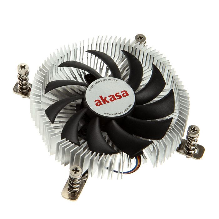 Akasa AK-CC7129BP01 système de refroidissement d'ordinateur Processeur Refroidisseur 7,5 cm