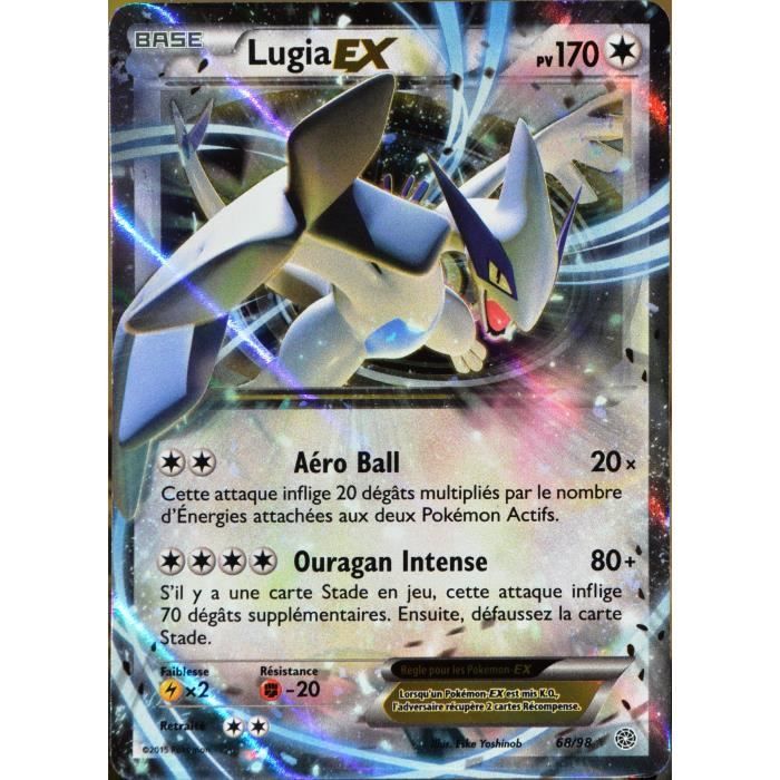 Carte Pokemon 68 98 Lugia Ex 170 Pv Deck Combat Legendaire Neuf Fr Achat Vente Carte A Collectionner Cdiscount