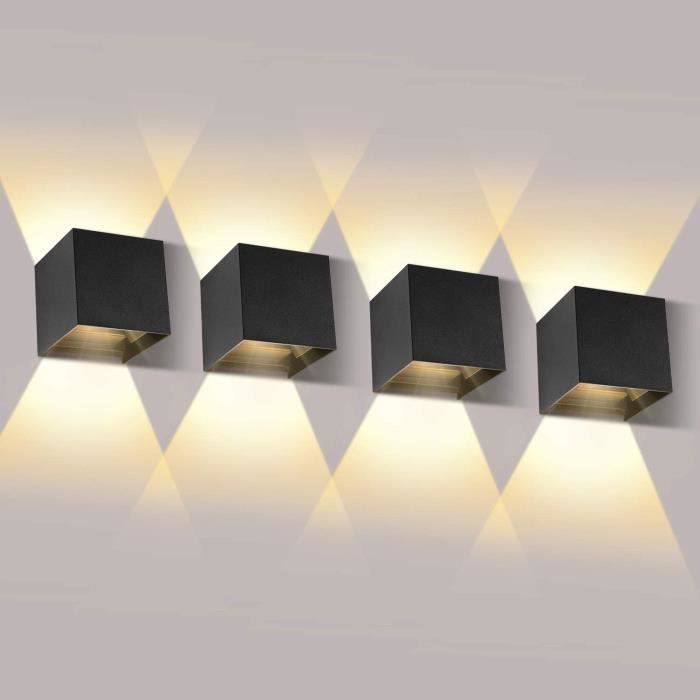 Applique Murale Exterieure 16W, Lampe Murales LED Etanche IP65
