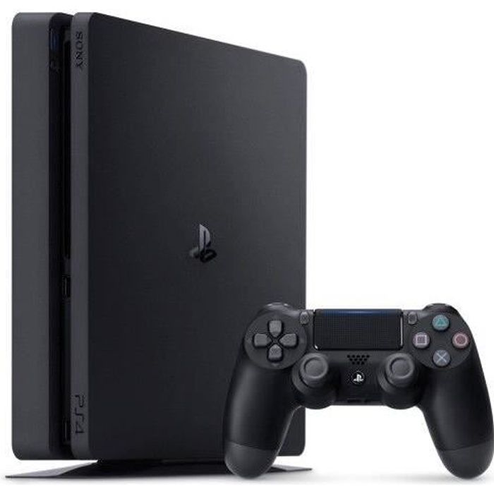 PlayStation 4 Slim 1 To Noire/Jet Black - Reconditionnée - PlayStation Officiel