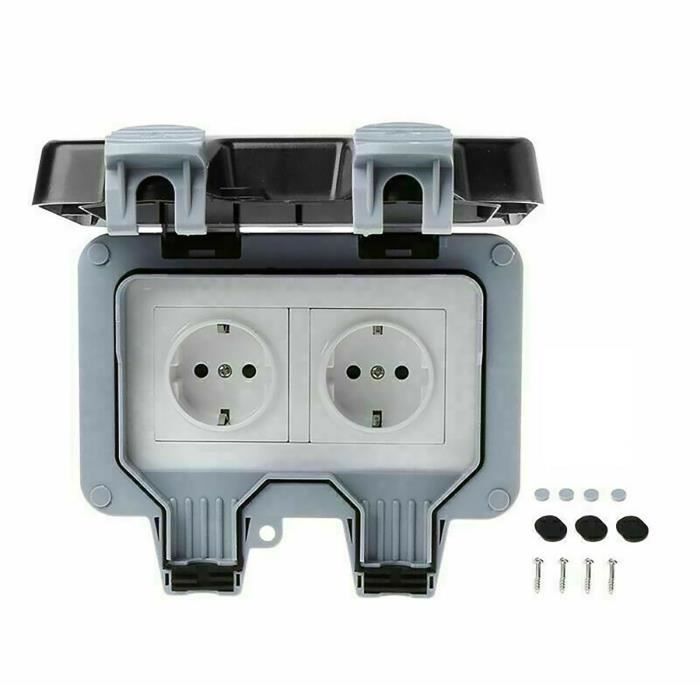 Multifonctionnel étanche à la poussière industrielle 1 entrée à 2 IP44 3P/4P/ 5P prise et prise à trois voies 220V 380V prise en T  13