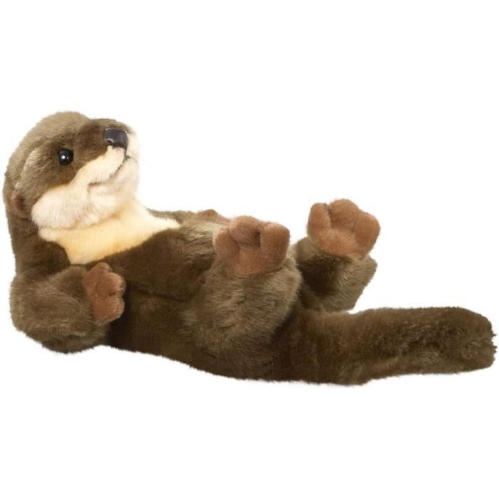 Peluche loutre 32 cm - ahcatnature.com