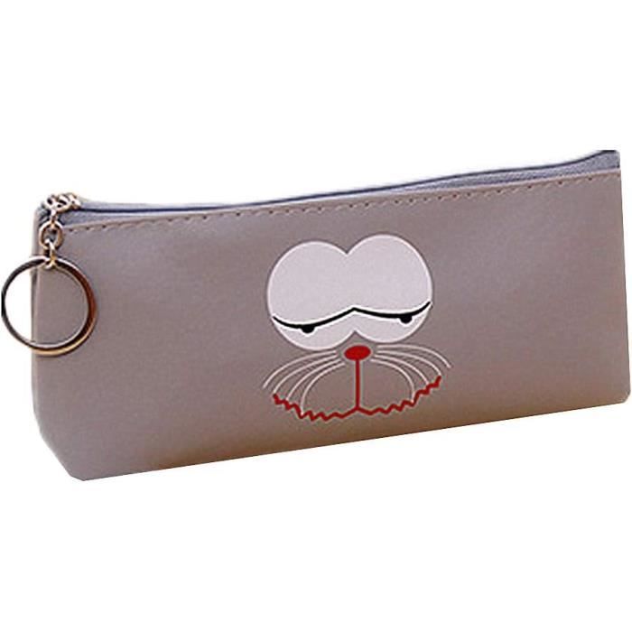 Trousse Aesthetic En Velours SSyang - Double Couche, Grande Capacité, Poignée, Pour école, Bureau, Fille - 8