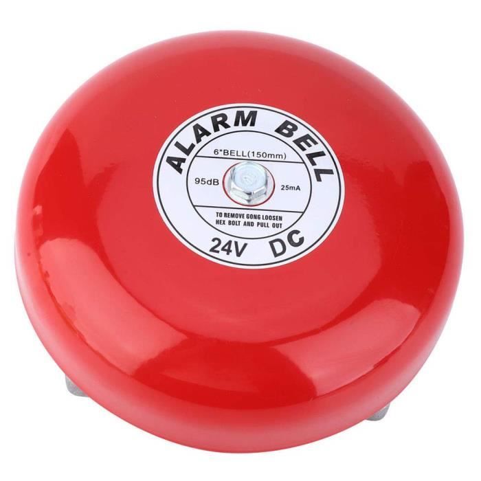 Cloche D'alarme Incendie Alpha-Larm Hochiki AL-MTR-B624 - Rouge, D'occasion En Très Bon état