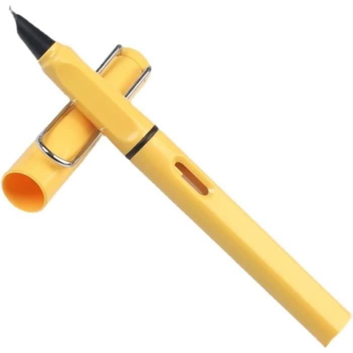 Stylo Plume Waterman En Acier Lisse - Argenté, Bon état, Avec Recharge - Occasion