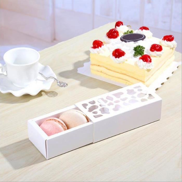10 Pcs Blanc Creux Macarons Boite Paquet De Biscuit Cuisson Petite A Gateaux Pour Muffin Au Chocolat Biscuits Luxe Decor Fete Mariag Cdiscount Beaux Arts Et Loisirs Creatifs