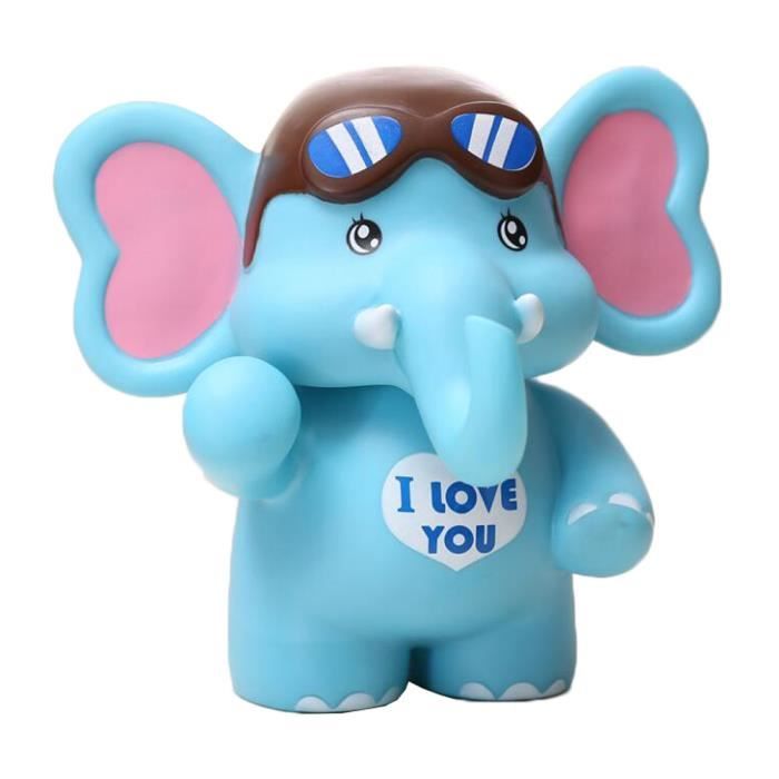 Enfant Cadeau Elephant Vinyle Money Piggy Bank Collection Box - Achat