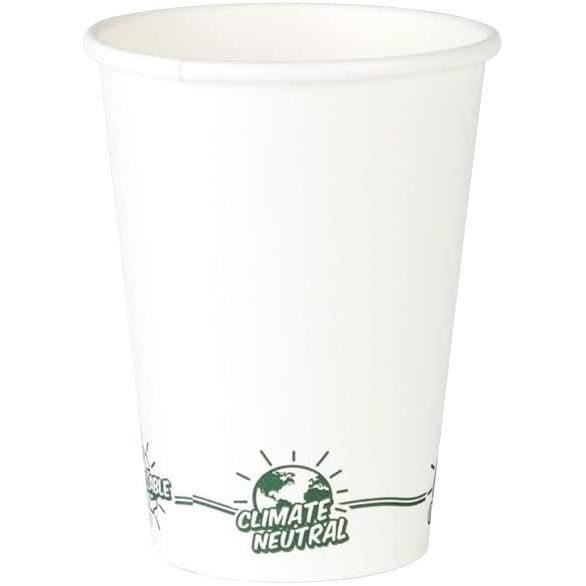 Papieren beker 300 ml wit, EcoUp | Green Box Papieren beker 300 ml wit, EcoUp | Green Box