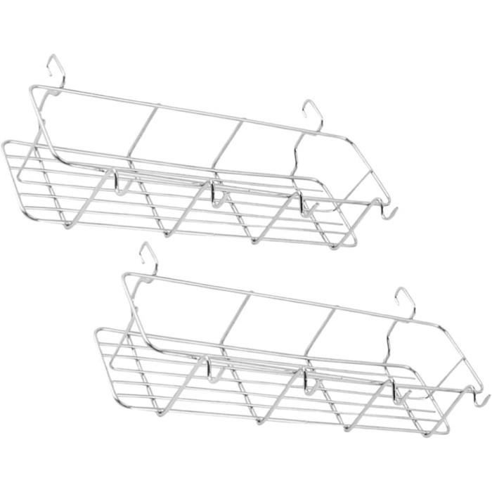 Fityle Panier Organisateur Rotin - 4 Compartiments - Support Ustensiles & Condiments - Style Rustique & Portable