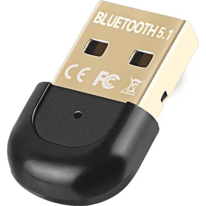 Adaptateur Bluetooth 5.1 Dongle USB, Bluetooth Dongle Mini Clé Bluetooth Transmetteur Récepteur pour Casque, Souris, [71]