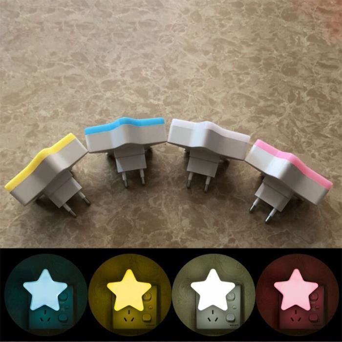 Pentastar Led Veilleuse Mini Etoile Led Veilleuse Avec Prise Ue Pour Nuit Sombre Bebe Veilleu Modele Yellow Light Miledcb Achat Vente Veilleuse Bebe Prolongation Soldes Cdiscount