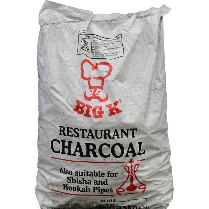 Big K Big K Sac de charbon de bois pour barbecue 20 kg 