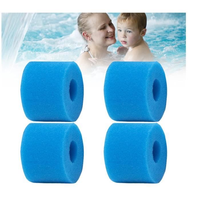 Lot De 6 éponges Filtrantes S1 Pour Piscine Intex - Réutilisables, Lavables, Remplace Filtre Papier
