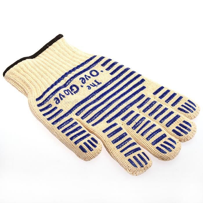 Gants De Four BBQ Résistants à 1472°F - Qualité Alimentaire, Paire De 2, Idéaux Pour La Cuisine !