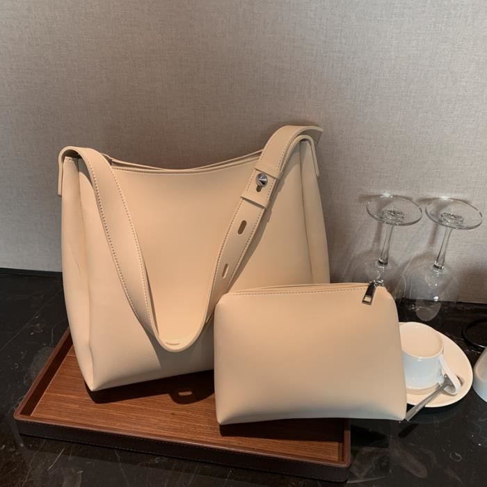 Sac pieces beige sale