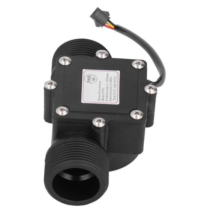 NIHENHAO DN32 Capteur De Débit D'Eau 1-120L/min - Débitmètre 32mm Pour Irrigation Et Industrie