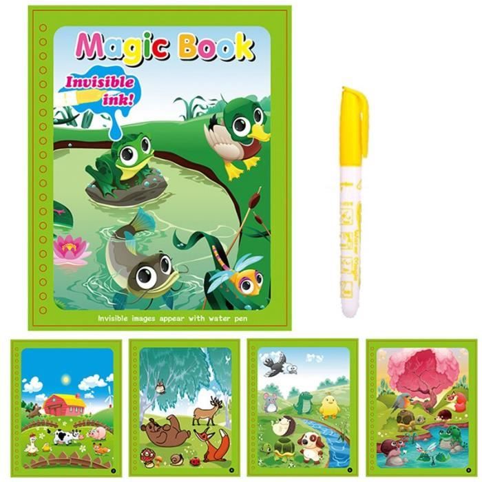 Dessin - Graphisme,Livre De Coloriage à L'eau Réutilisable,1 Ensemble