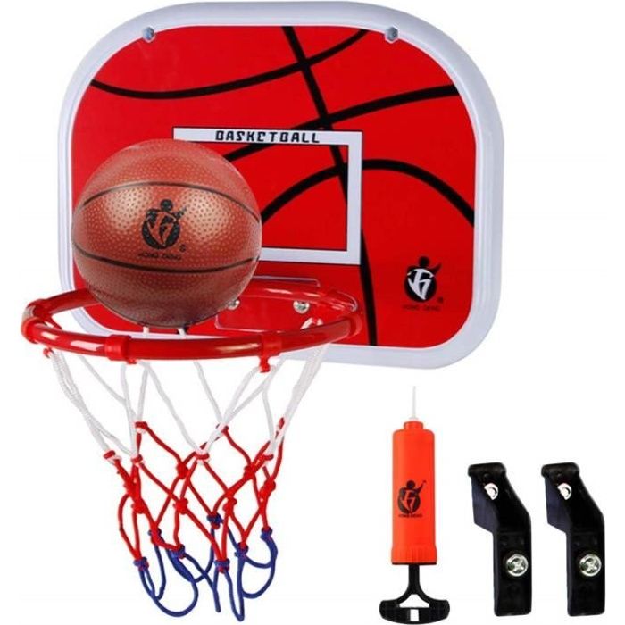 Panier de basket portable jouet pour enfant rouge/noir Inside Out Toys