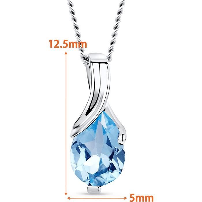 Collier Sautoir Femme Avec Pendentif Goutte - Neuf Avec étiquettes, Fabriqué En France
