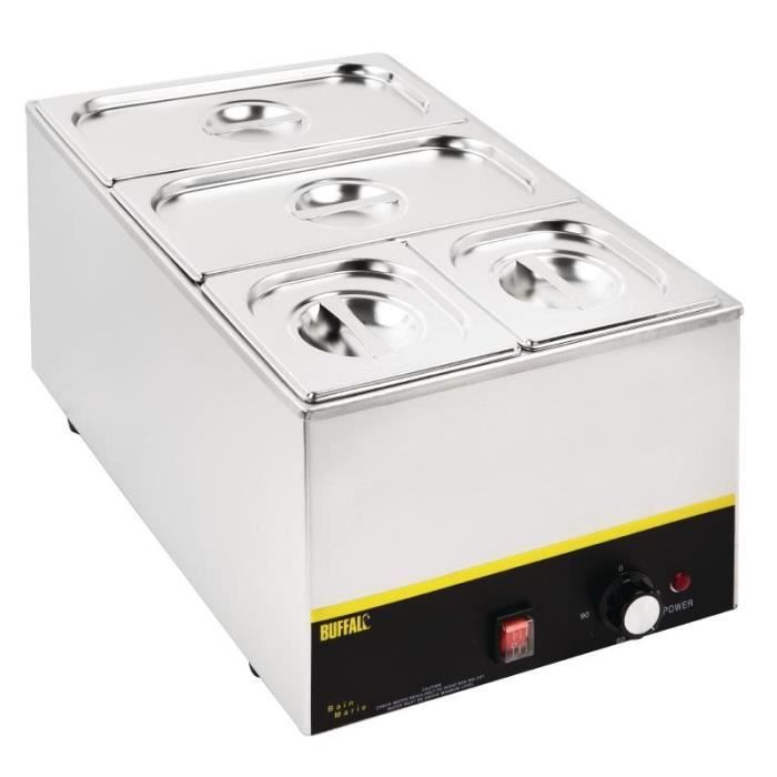 Bain Marie Electrique 2 x GN 1/3 et 2 x GN 1/6 - Buffalo