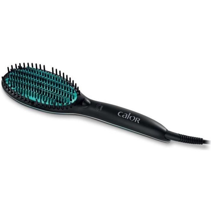 CALOR CF5820C0 Power Straight Brosse lissante Lissage facile et rapide des cheveux frisés à crépus 3 températures Jusqu’à 200°C
