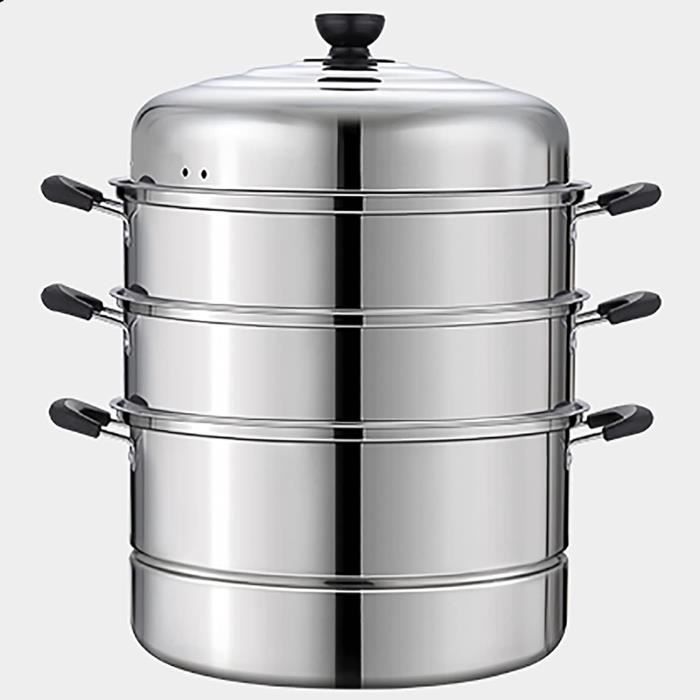Cuiseur Vapeur Réglable Acier Inoxydable 304 - Pliable Pour Cuisine, Voyage Et Dortoir
