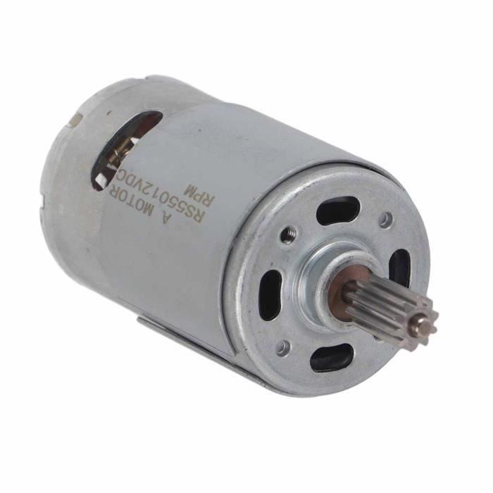 Lot De 2 Moteurs RS550 12V 40000 Tr/min – Boîtes De Vitesses 6 Vitesses, Coupleurs Inclus, Pour Voiture Enfant Et Bricolage