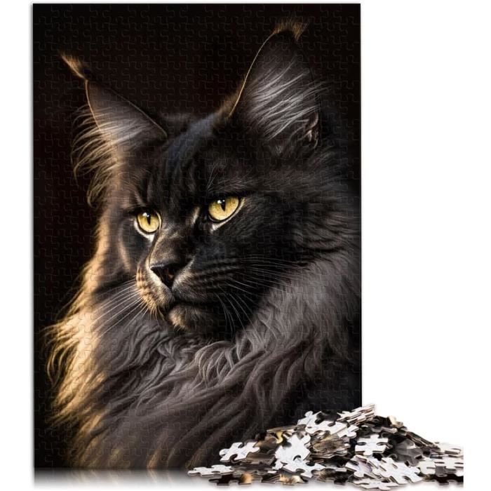 WACYDSD Puzzle Adulte 1000 Pièces Écureuil Avec Des Fleurs Puzzle