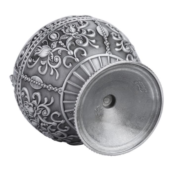 Anjing Cendrier Hexagonal Géométrique Coupe-vent En Céramique Avec Couvercle Pour La Maison Ou L'extérieur Vert