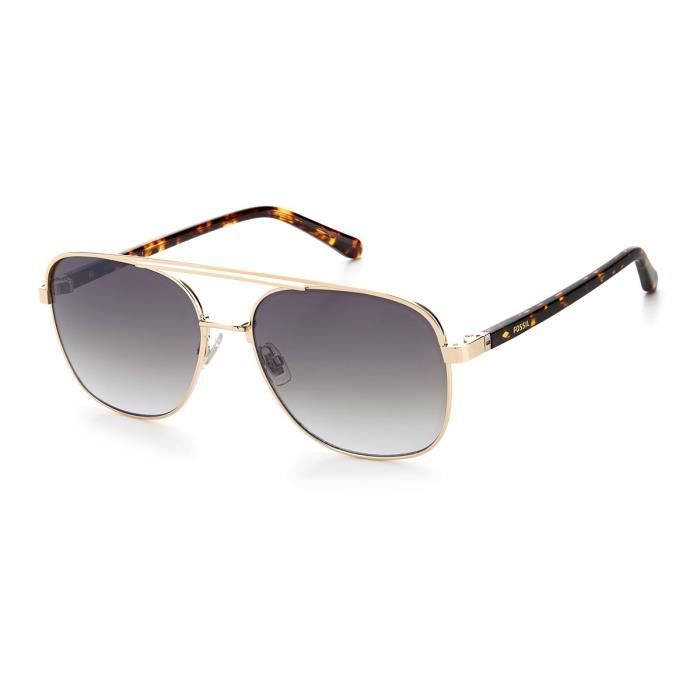 Fossil Lunettes de soleil carrees FOS 2109 G S Or et Vert Gradiant Or Achat Vente lunettes de soleil Homme Adulte Neuf Cdiscount