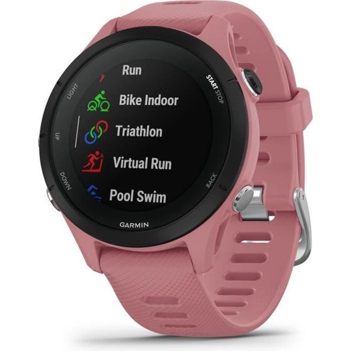 Montre femme pour le triathlon Garmin Forerunner 255s Grise