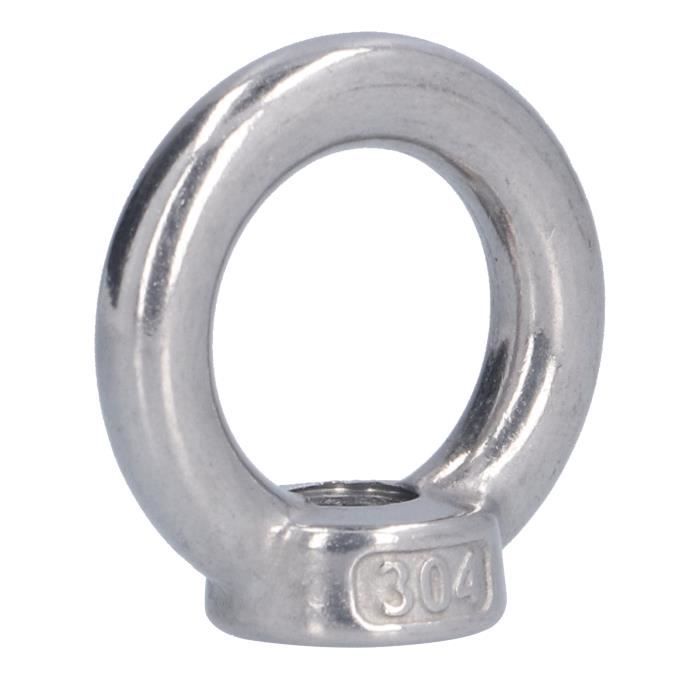 Écrou à œil/anneau Fileté M16 Inox 316 A4 - FP INOX - Neuf France